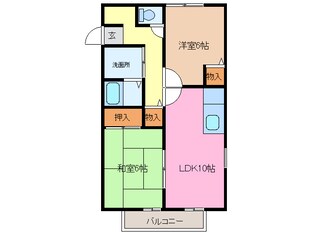 伊勢中川駅 徒歩5分 1階の物件間取画像